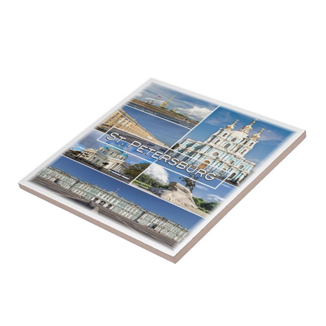 Azulejo zRU004 SAINT PETERSBURG, Rusia, Europa, (Lado)