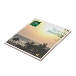 Azulejo zSA006 ISLA FARASAN, Arabia Saudita,