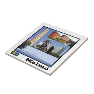 Azulejo zSE011 MALMÖ, Suecia, Europa,