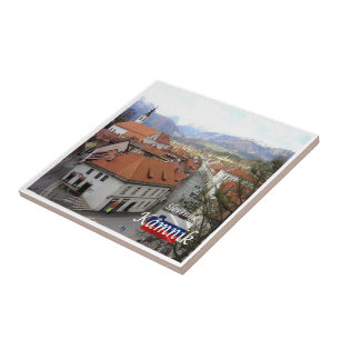 Azulejo zSI011 KAMNIK, Eslovenia, Europa