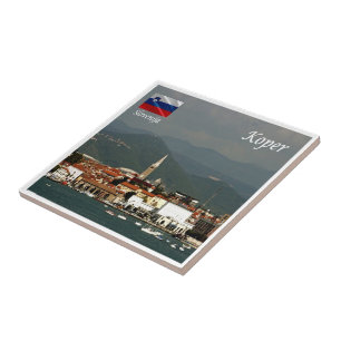 Azulejo zSI015 KOPER, Eslovenia, Europa,