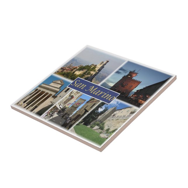 Azulejo zSM003 SAN MARINO, Europa, (Lado)