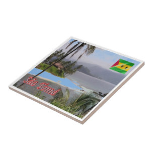 Azulejo zST003 SAO TOME', Panamá, África,