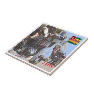 Azulejo zTG004 LOME' Togo, África,