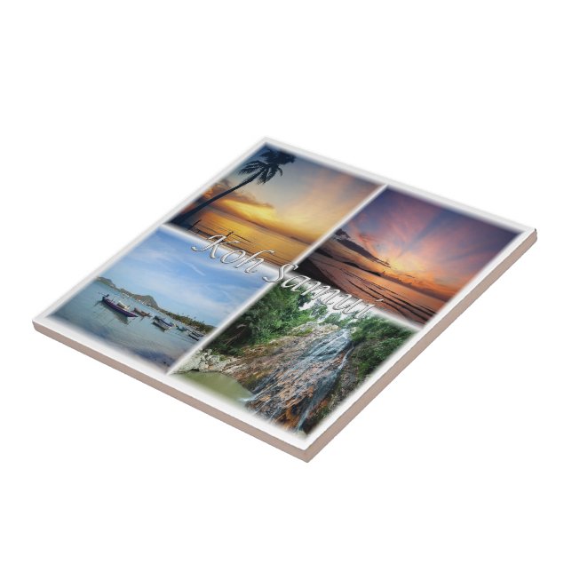 Azulejo zTH010 KOH SAMUI, Tailandia, Asia, (Lado)