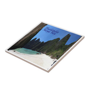 Azulejo zTH014 MAYA BAY KRABI, Tailandia, Asia,