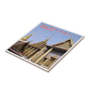 Azulejo zTH032 WAT PHRA KAEW, Tailandia,