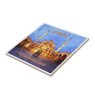 Azulejo zTR010 ISTANBUL SULTANAHMET CAMII, Turquía,