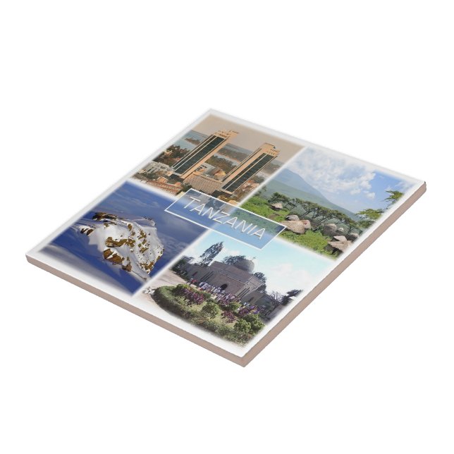 Azulejo zTZ016 TANZANIA, Mosaic, África, (Lado)