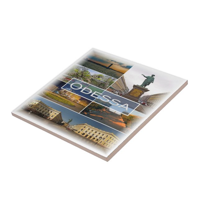 Azulejo ZUA005 ODESSA, Ucrania, Europa, (Lado)