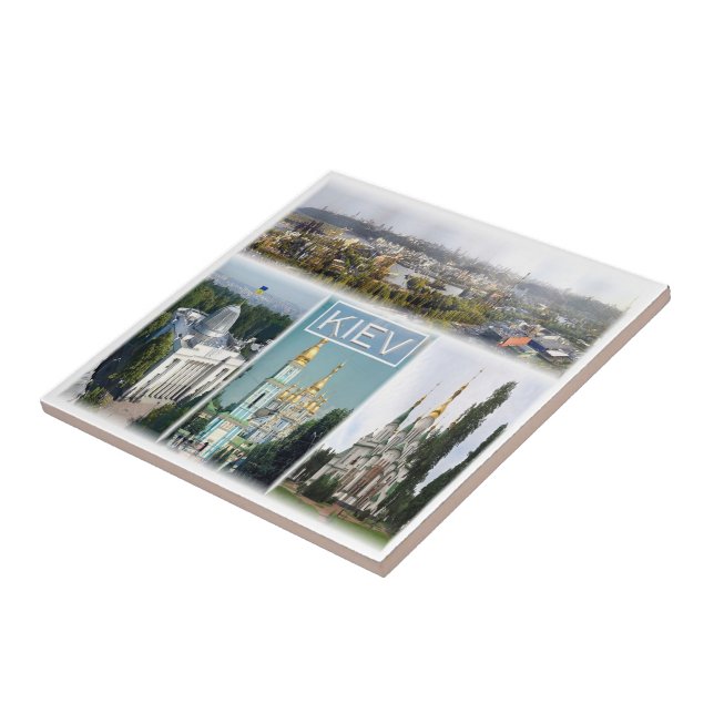 Azulejo zUA006 KIEV, Ucrania, Europa, (Lado)