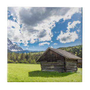 Azulejo Zugspitze Alm Panorama Garmisch-Partenkirchen Post