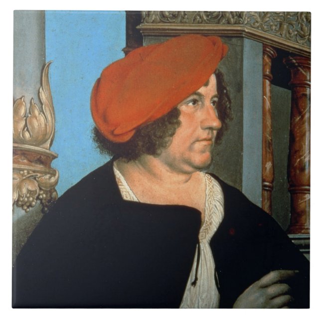Azulejo Zum Hasen, 1516 de alcalde Jacobo Meyer (tempera (Frente)