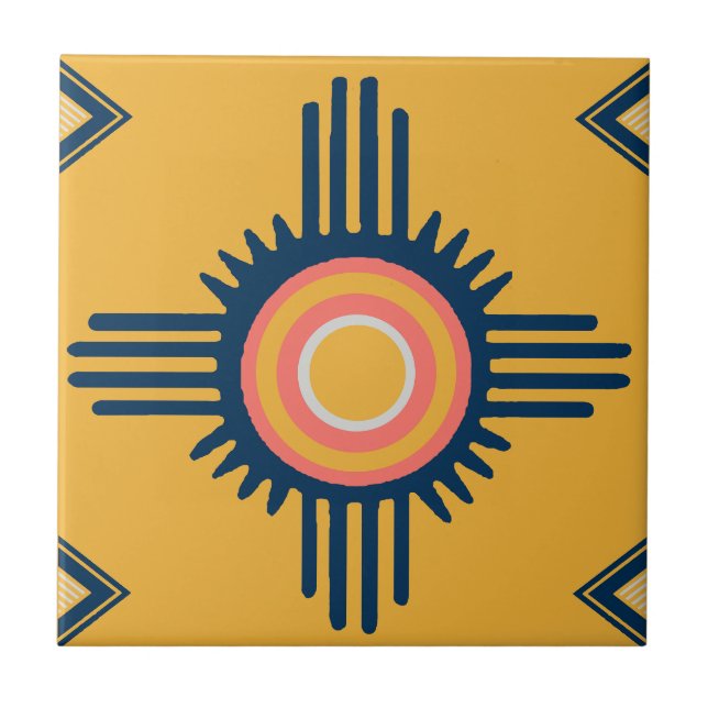 Azulejo Zuni Del Sol Tile (Frente)