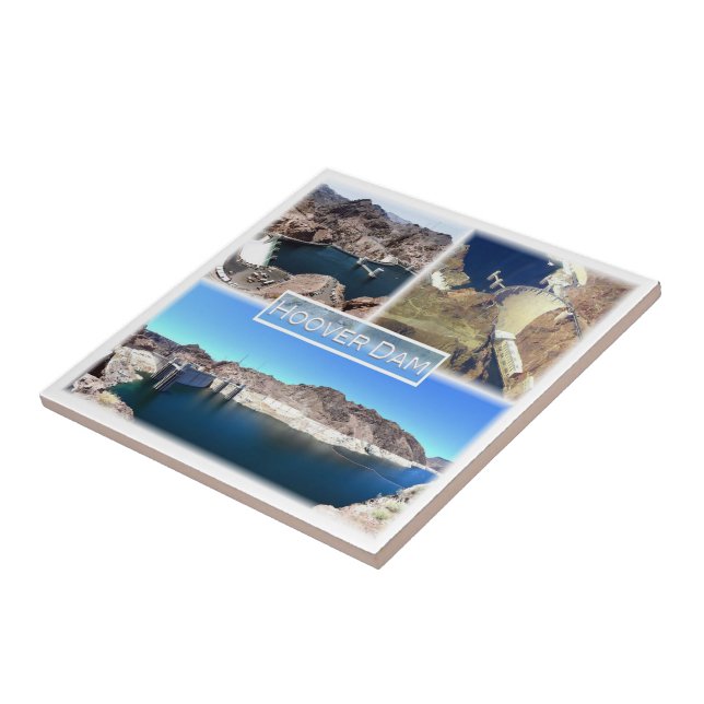 Azulejo zUS015 HOOVER DAM, Mosaic, Lake Meid, (Lado)