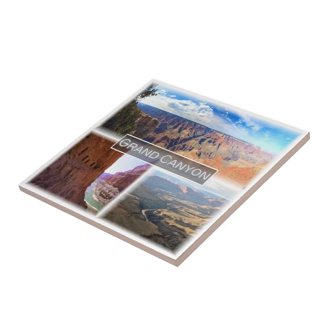 Azulejo zUS046 GRAND CANYON, Mosaic, Arizona, (Lado)