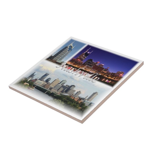 Azulejo zUS052 NASHVILLE, TENNESSEE, Mosaic, (Lado)