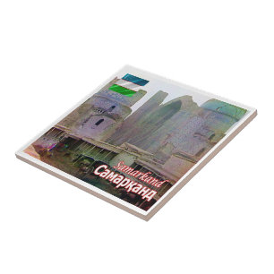 Azulejo zUZ007 SAMARKAND, Mezquita Bibi-Khanym,