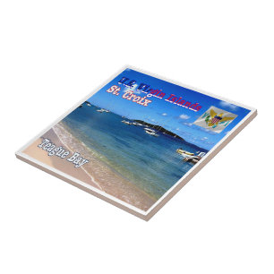 Azulejo zVI008 SAINT CROIX, Teague Bay, Islas Vírgenes,