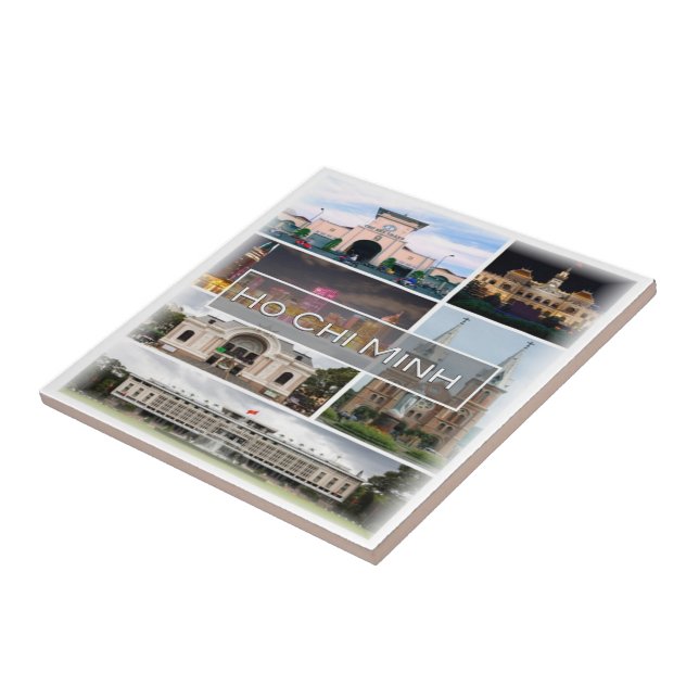 Azulejo zVN004 HO CHI MINH, Mosaic, Vietnam, Asia (Lado)