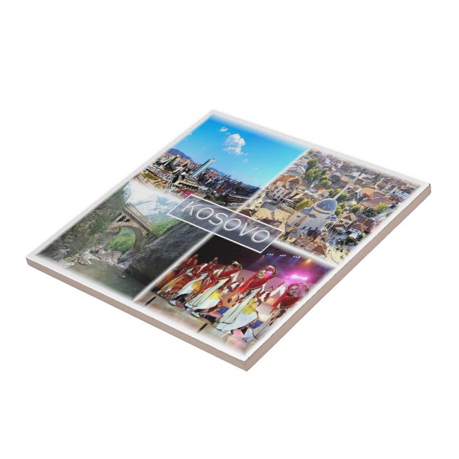 Azulejo zXK005 KOSOVO, Europa, (Lado)