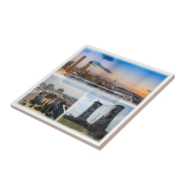 Azulejo zZA030 JOHANNESBURG, Mosaic, Sudáfrica, (Lado)