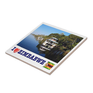 Azulejo ZZW020 ZIMBABWE I Love, Africa,