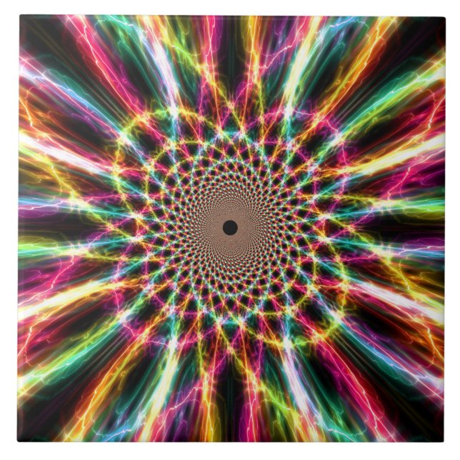 Azulejos arco iris relámpago (Frente)