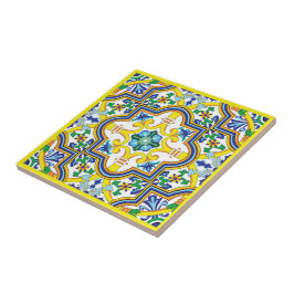 💛 💙 💚 Azulejos azul y amarillo asombrosos