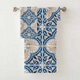 Azulejos azules Mediterráneo