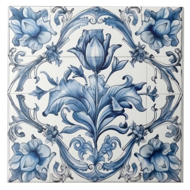 Azulejos Azules Y Blancos Delft (Frente)