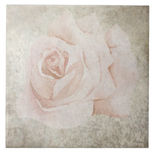 Azulejos botánicos mayores - Aqua y Bone V7