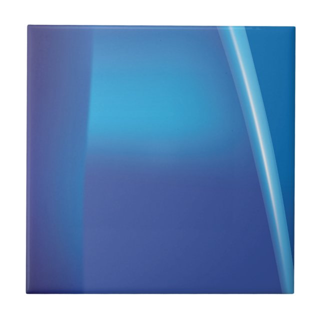 Azulejos cerámicos abstractos azules (Frente)