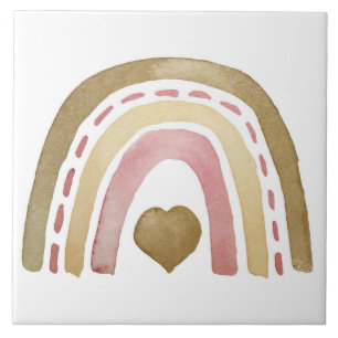 Azulejos cerámicos - Arcoiris dorado