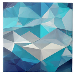 Azulejos cerámicos azules y blancos