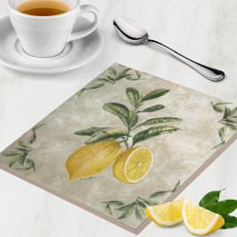 Azulejos cerámicos con lemas vintage