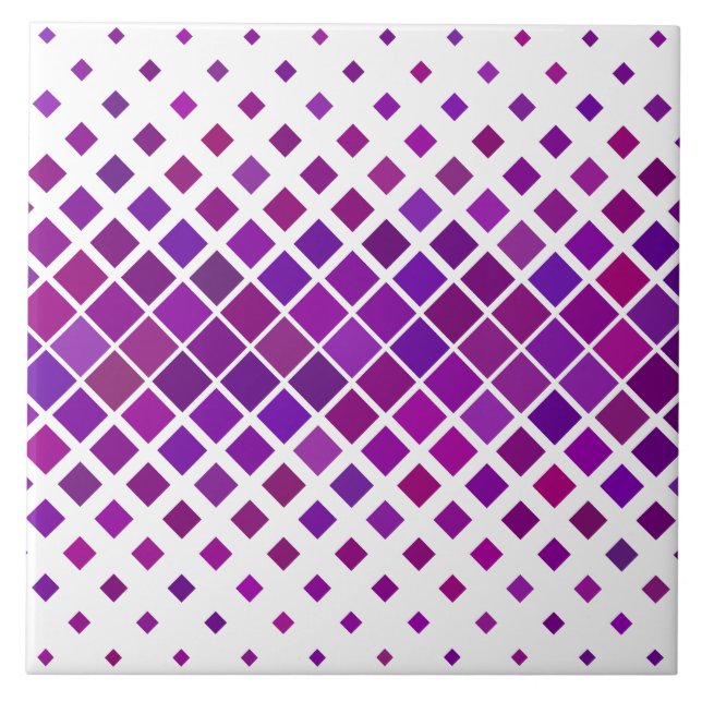 azulejos cerámicos de diamantes púrpura (Frente)