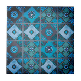 Azulejos cerámicos de la floración mediterránea az