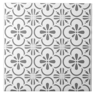 Azulejos Cerámicos de Pared - Marruecos Gris y Bla