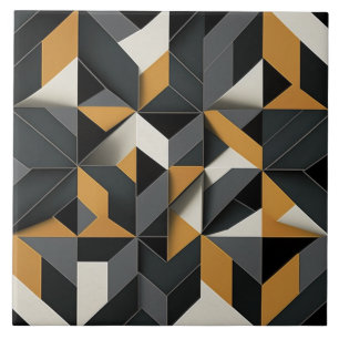 Azulejos Cerámicos de Patrón Geométrico Moderno