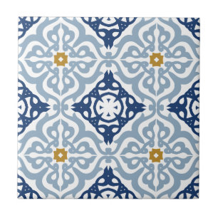 Azulejos cerámicos decorativos azules italianos
