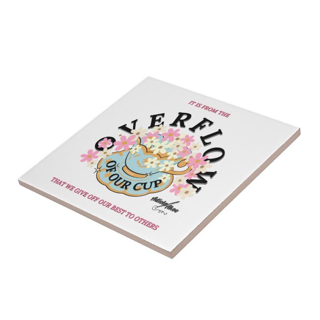 Azulejos Cerámicos Desbordados Por La Poeta Adiela (Lado)