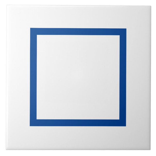 Azulejos cerámicos en azul y blanco - (2) (Frente)