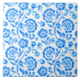 Azulejos cerámicos florales