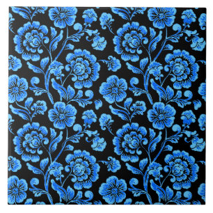 Azulejos cerámicos florales