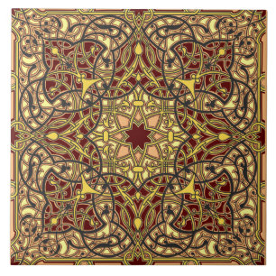 Azulejos cerámicos florales de Oasis encantados