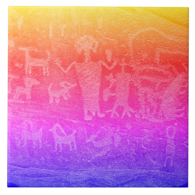 Azulejos cerámicos fluorescentes profundos del pet (Frente)