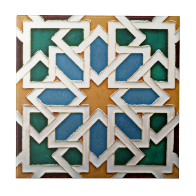 Azulejos cerámicos modelo 1 de gelatina argelina (Frente)