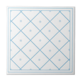 Azulejos con motivos marroquíes azules y blancos