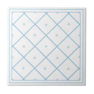 Azulejos con motivos marroquíes azules y blancos